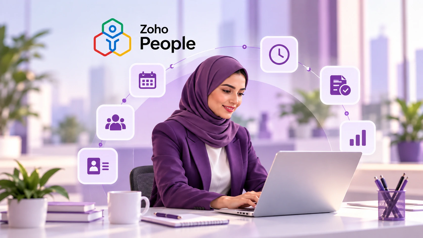 الخدمة الذاتية للموظفين باستخدام Zoho People